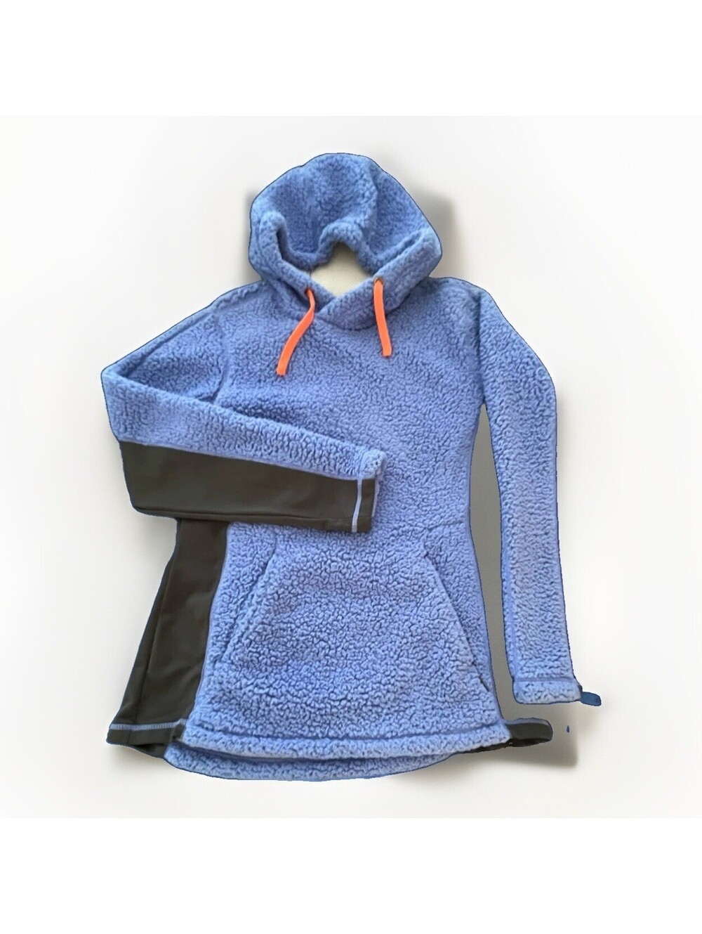 Cabelas Hoodie Women Large Blue Long Sleeve Pockets Chunky Fleece Outdoor Sports